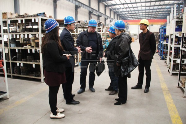 俄羅斯客戶考察一帆機械 俄羅斯客戶考察一帆機械