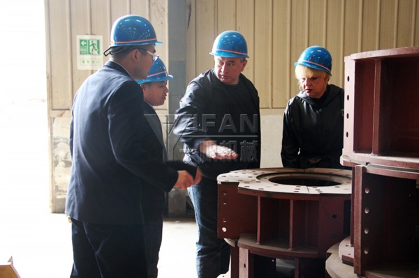 俄羅斯客戶考察一帆設備 俄羅斯客戶考察一帆設備